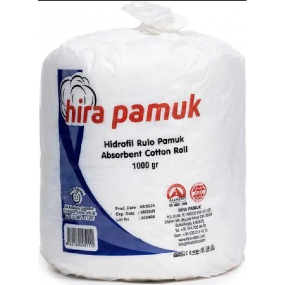 Hira Hidrofil Rulo Pamuk 1 kg