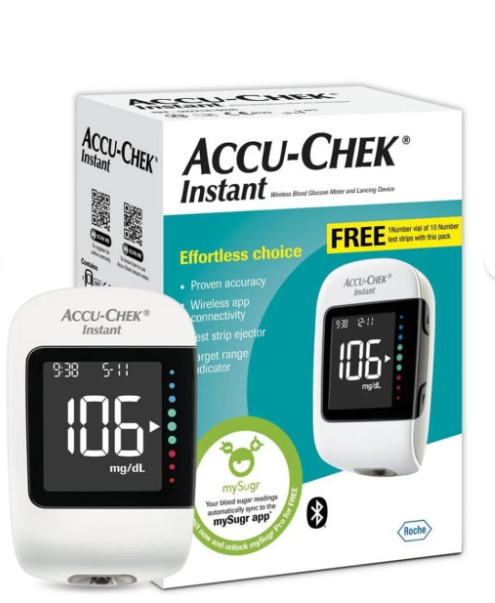 Roche Accu-Chek Instant Şeker Ölçüm Cihazı (Standart Set)