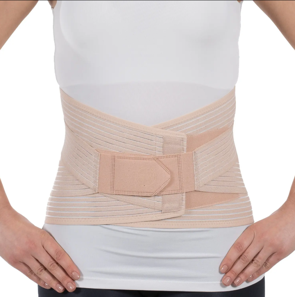 Wingmed W402 26cm Çelik Balenli Lumbosakral Bel Korsesi – Standart Yükseklik ve Tam Destek