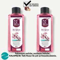 KALAMIŞ Bir Tatlı Huzur Kızıl Gonca 200 cc Kolonya 2 li (Kiraz Çiçeği)